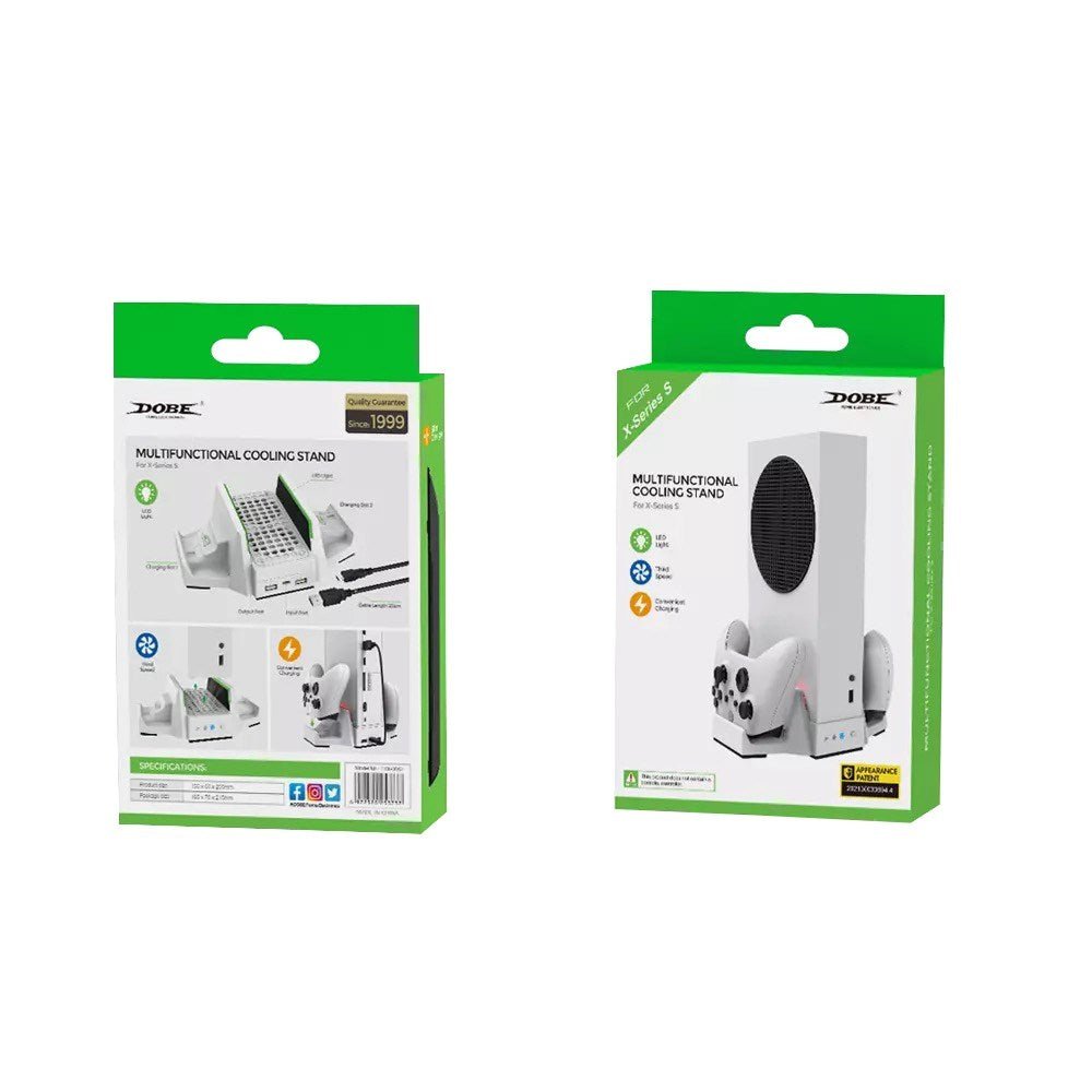 Dobe - Multifunctional Cooling & Charging Stand for Xbox Series S - White - Tech Access Unclassified