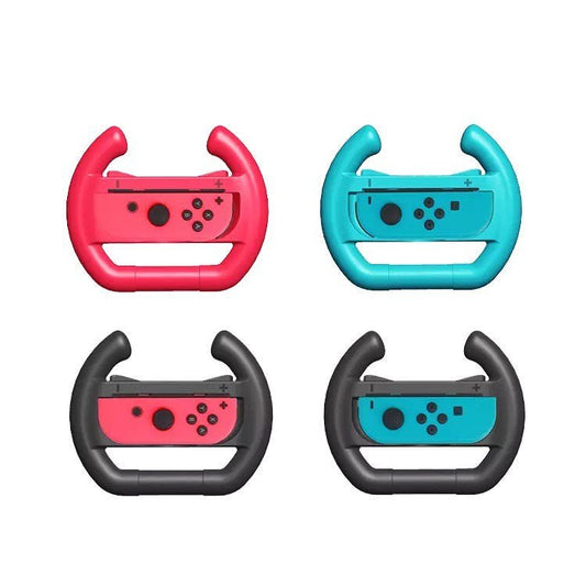 Dobe - Pack of 2 Controller Steering Wheels for Nintendo Switch & Switch OLED - Red & Blue - Tech Access Unclassified