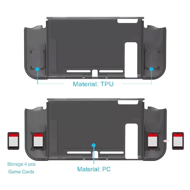 Dobe - Protective Case for Nintendo Switch - Black - Tech Access Unclassified
