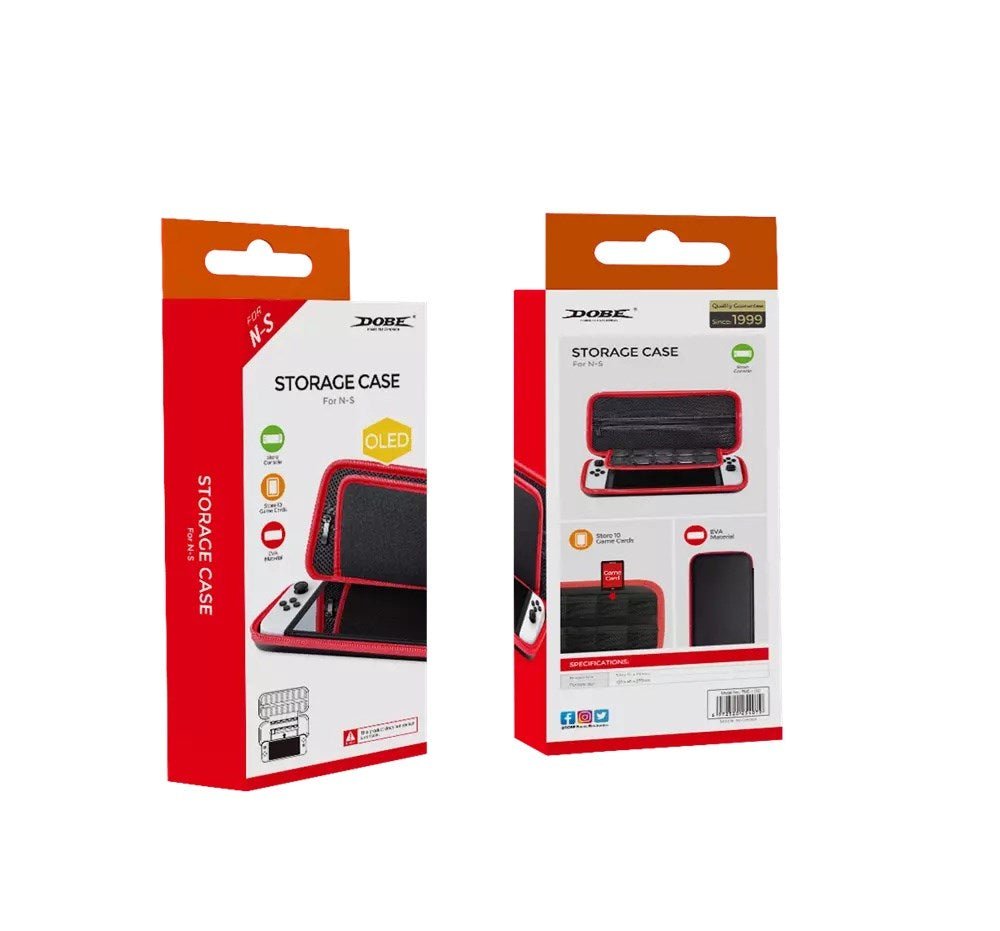 Dobe - Storage Carry Case for Nintendo Switch & Switch OLED - Black - Tech Access Unclassified
