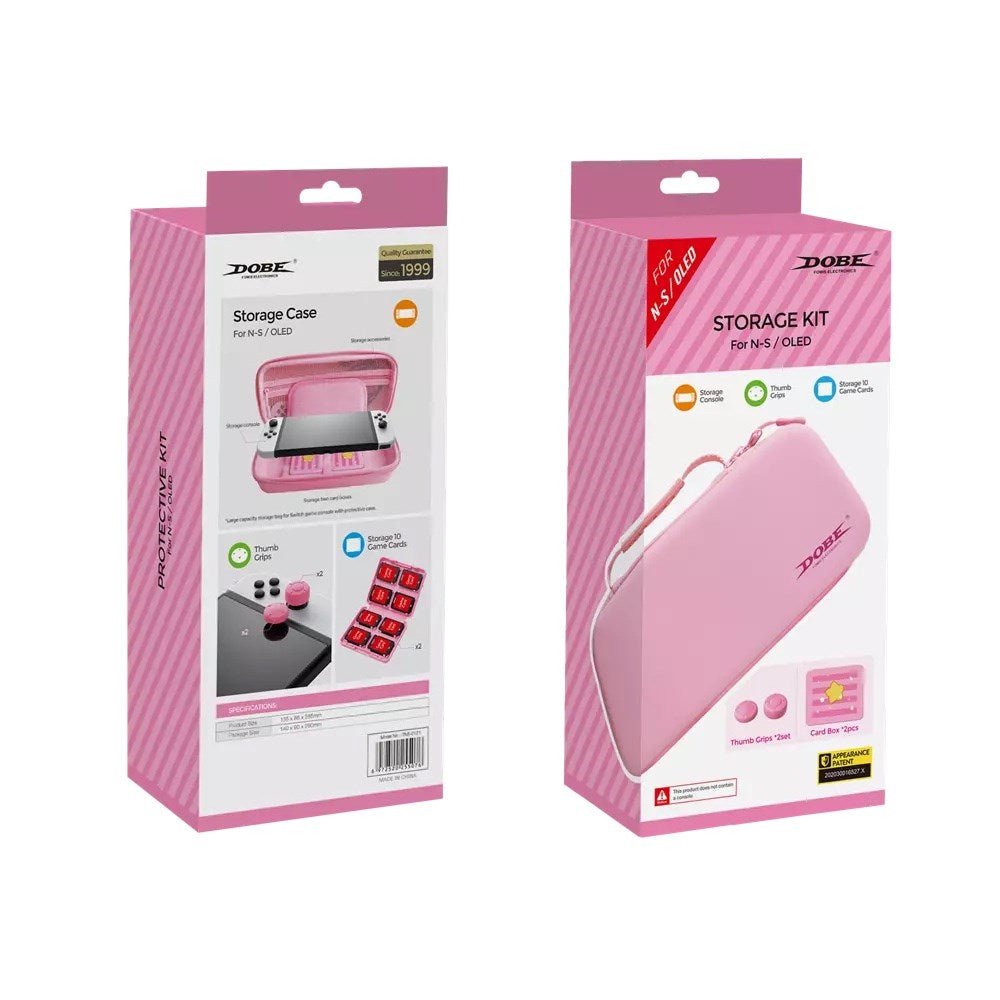 Dobe - Storage Carry Case for Nintendo Switch & Switch OLED - Pink - Tech Access Unclassified