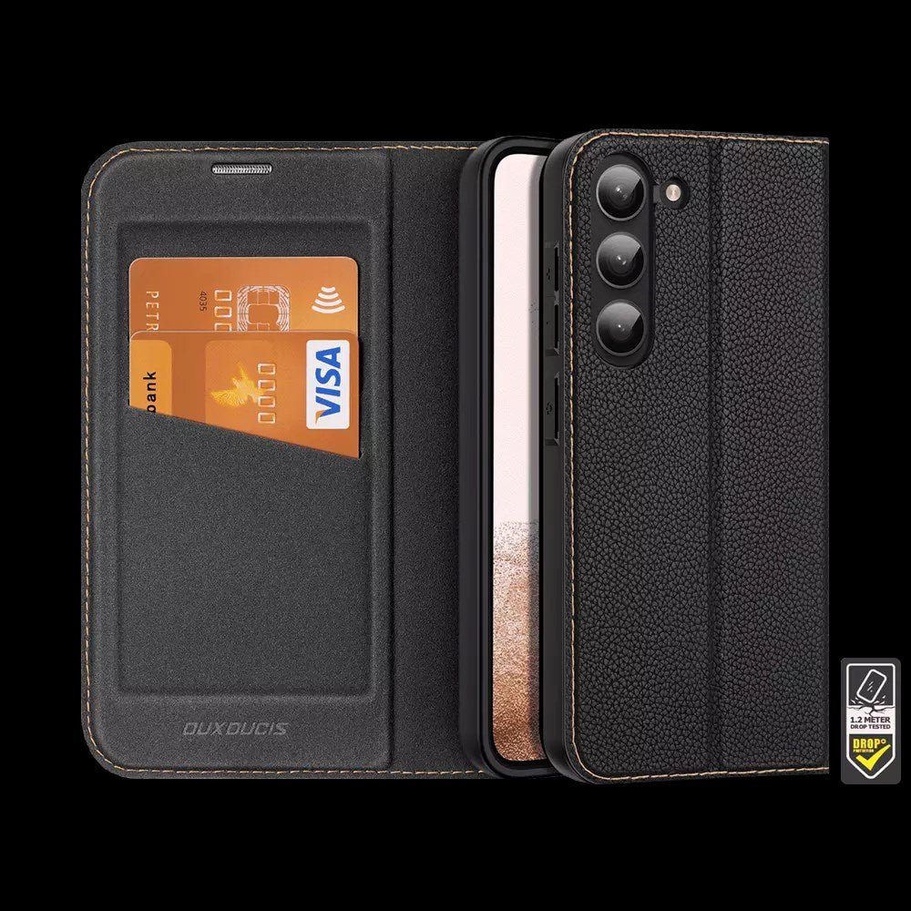 Dux Ducis - Skin X Wallet for Galaxy S23 - Black - Tech Access Dux Ducis - Skin X