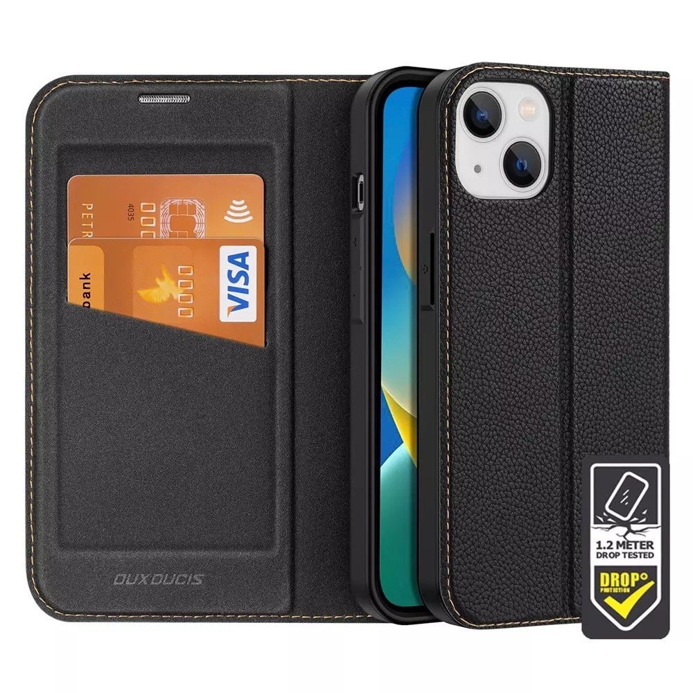 Dux Ducis - Skin X Wallet for iPhone 14 - Black - Tech Access Dux Ducis - Skin X