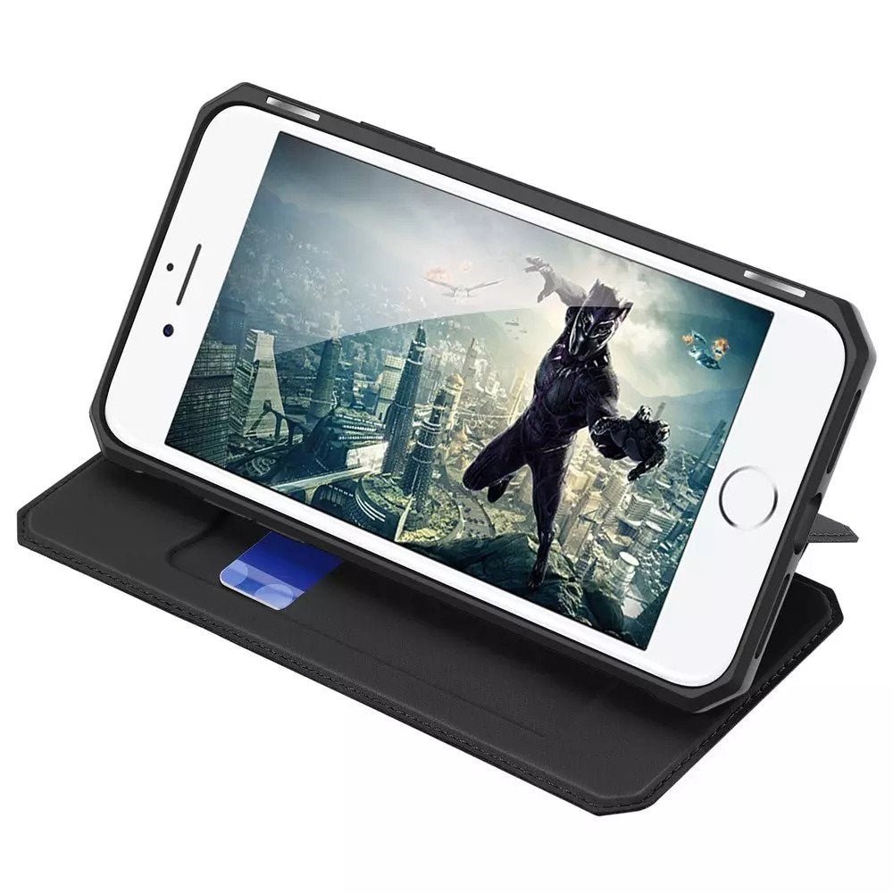 Dux Ducis - Skin X Wallet for iPhone SE/8/7 - Black - Tech Access Dux Ducis - Skin X