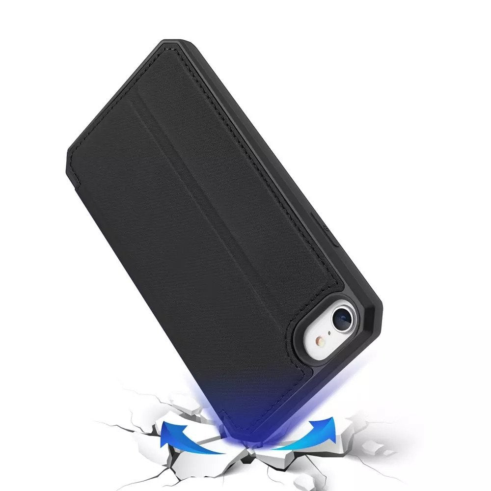 Dux Ducis - Skin X Wallet for iPhone SE/8/7 - Black - Tech Access Dux Ducis - Skin X