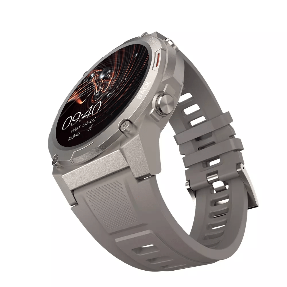 HiFuture - FutureGo Mix2 - AMOLED Wireless Calling Bluetooth SmartWatch - Grey - Tech Access Unclassified