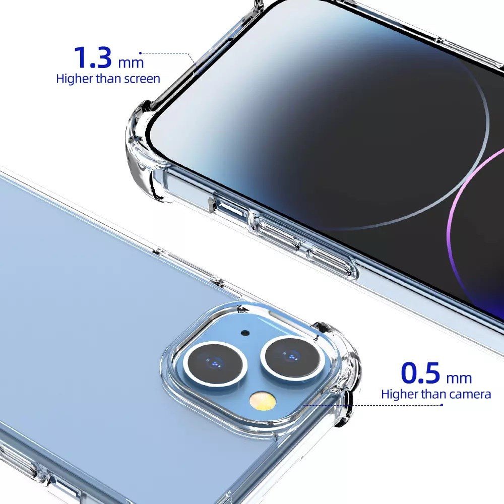 King Kong - Anti Burst for iPhone 15 - Clear - Tech Access King Kong
