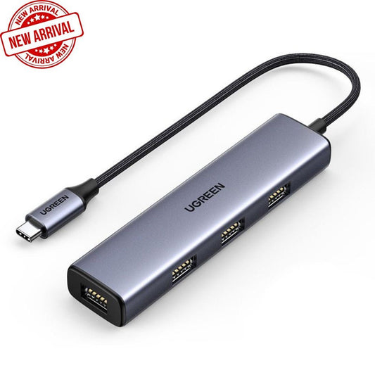 Ugreen HUB USB Type C splitter - 4x USB 3.2 Gen 1 silver - Tech Access Unclassified