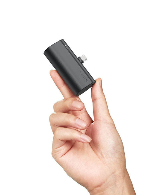 Veger - PlugON - C - 5,000mAh 20W USB - C Power Delivery LED Indicator Ultra Small Powerbank - Black - Tech Access Unclassified