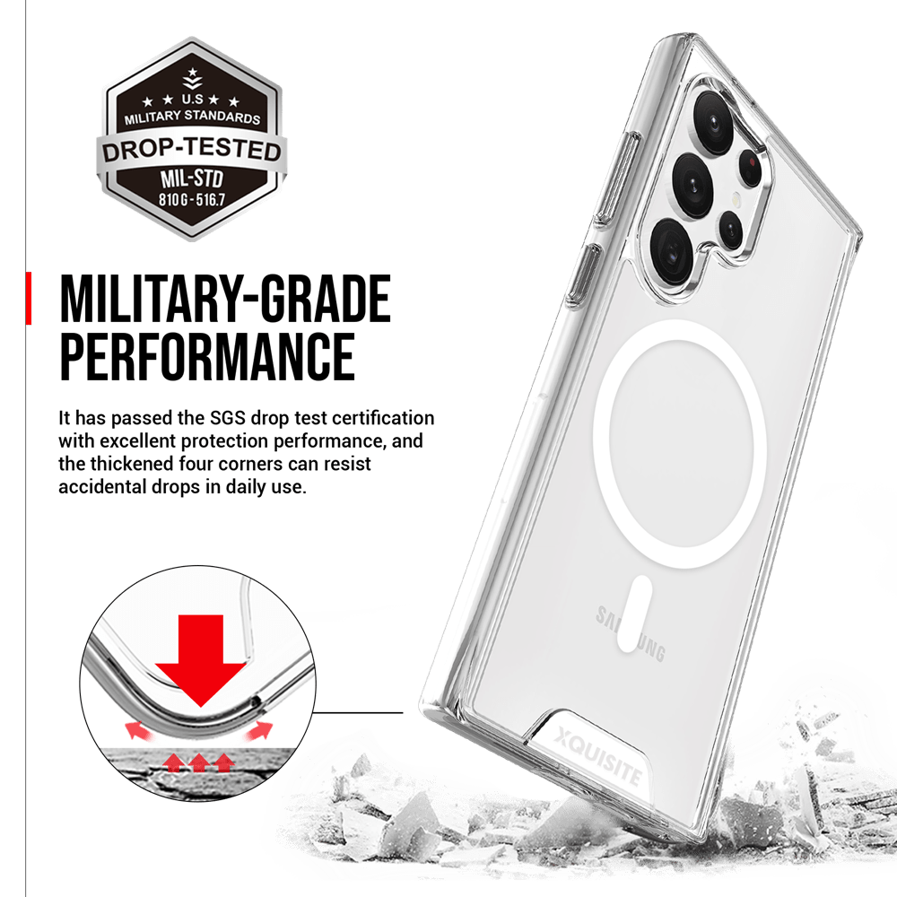 Xquisite ProMag for Galaxy S24 Ultra - Clear - Tech Access ProMag